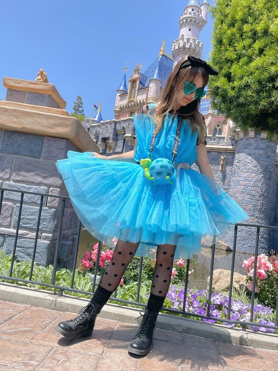 AKIRA Dresses & Skirts - AKIRA Blue Tulle Party Dress